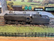 model train seller selling model locos and model carriages